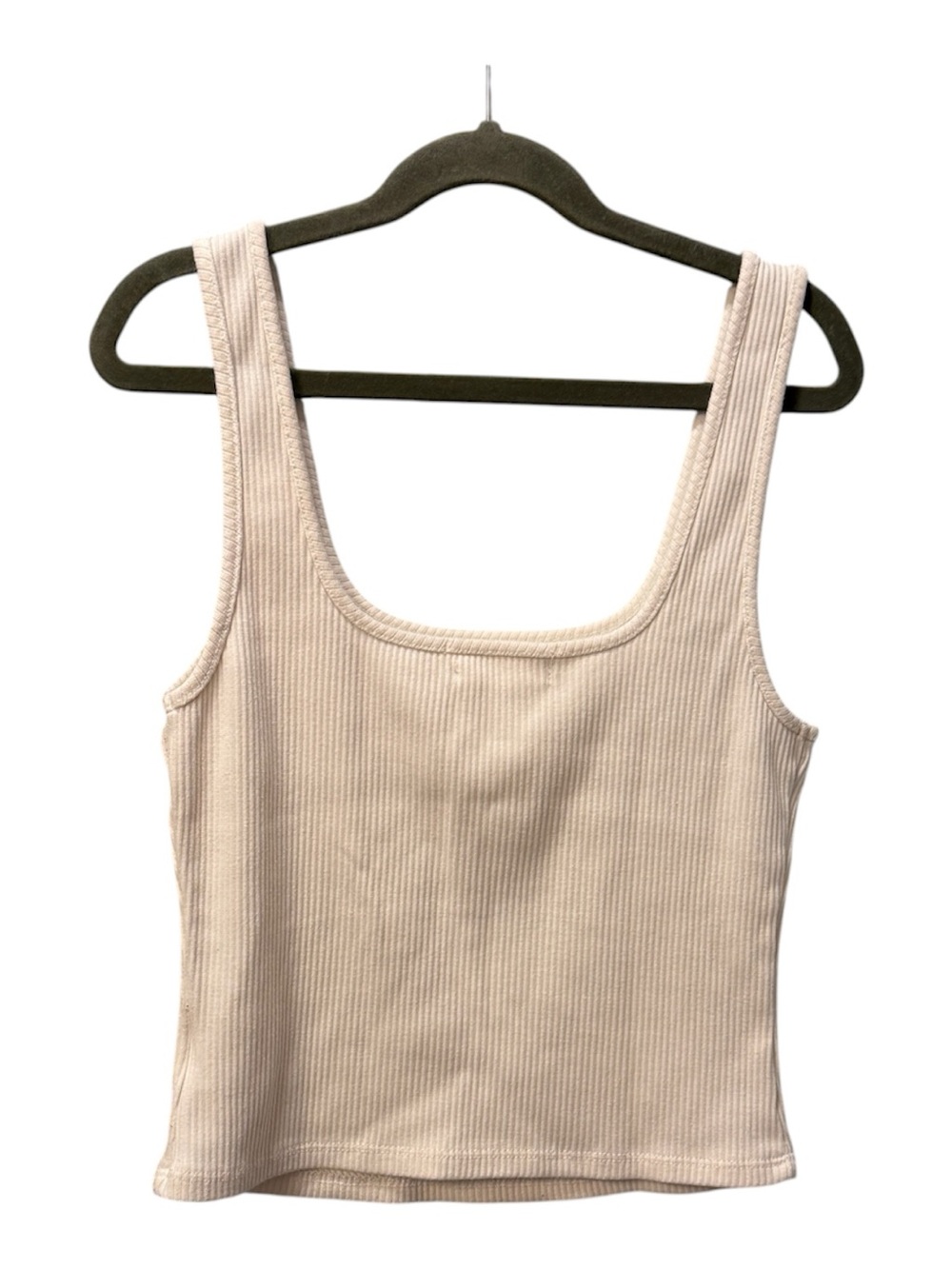 Altar'd State White Ribbed Tank Top - Picture 3 of 3